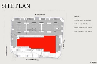505 N Main St, Greenville, SC for lease Site Plan- Image 2 of 2
