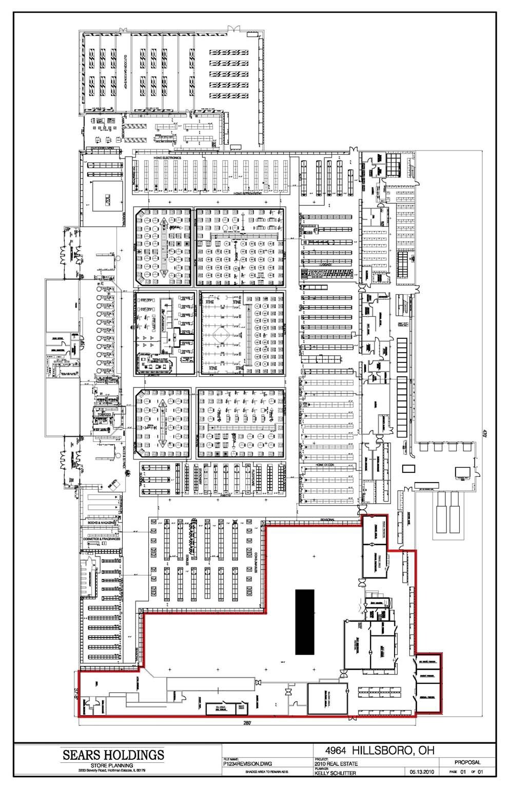 1249 N High St, Hillsboro, OH for sale Floor Plan- Image 1 of 1