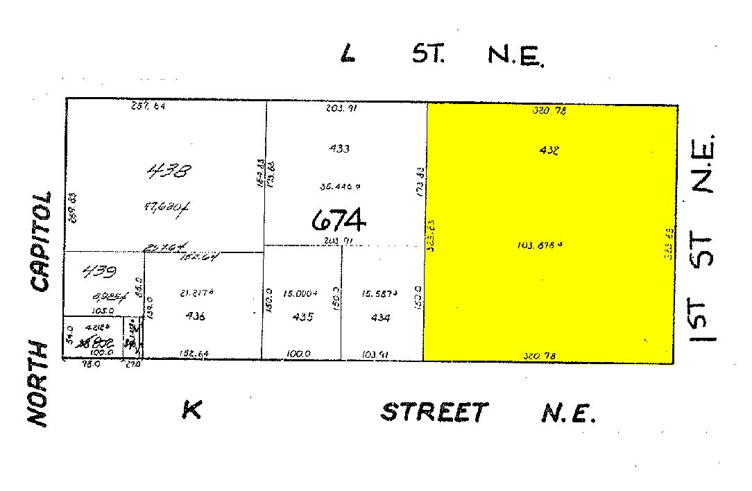 90 K St NE, Washington, DC for sale Plat Map- Image 1 of 1