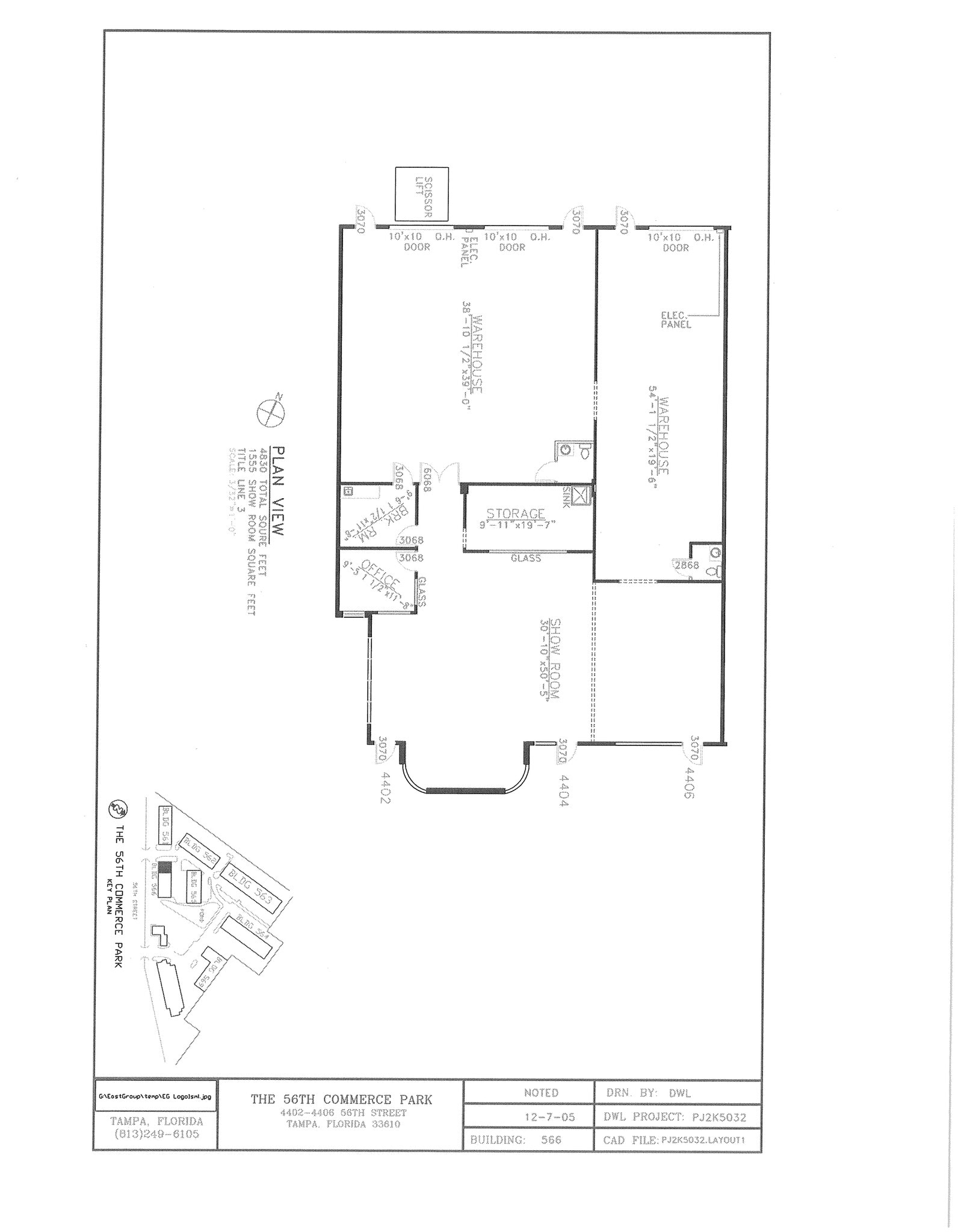 5402-5468 N 56th Commerce Park Blvd, Tampa, FL for lease Site Plan- Image 1 of 1