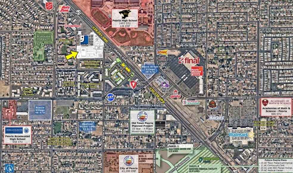 SWC Grand Ave & 85th Ave, Peoria, AZ for sale - Building Photo - Image 1 of 1