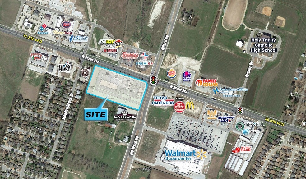 W Adams Ave & Old Waco Rd, Temple, TX for sale - Primary Photo - Image 1 of 1