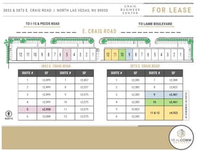 3853 E Craig Rd, North Las Vegas, NV for lease Site Plan- Image 2 of 5