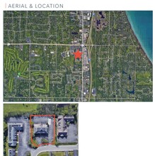 11019 N Towne Square Rd, Mequon, WI - aerial  map view