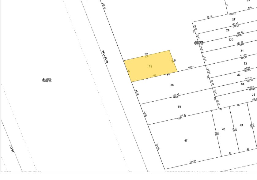 36-35 Bell Blvd, Bayside, NY for sale - Plat Map - Image 1 of 1