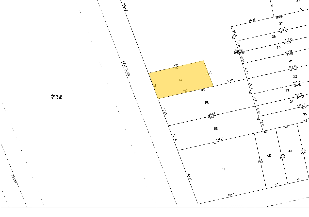 36-35 Bell Blvd, Bayside, NY for sale Plat Map- Image 1 of 1