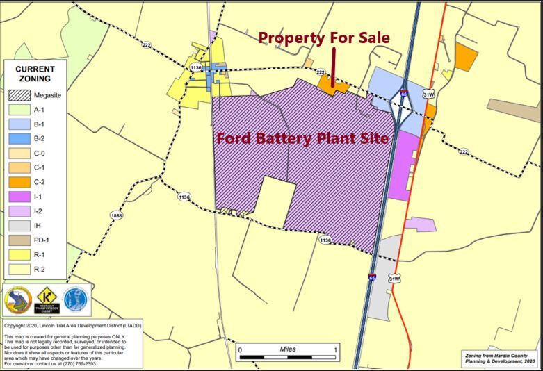 1055 Glendale Hodgenville Rd W, Glendale, KY 42740 COMMERCIAL LOTS