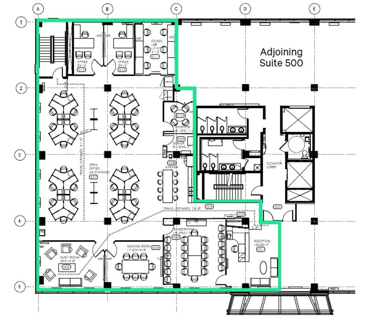 410 Adelaide St W, Toronto, ON for lease Floor Plan- Image 1 of 1