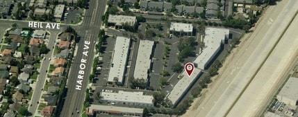 16560 Harbor Blvd, Fountain Valley, CA - AERIAL map view