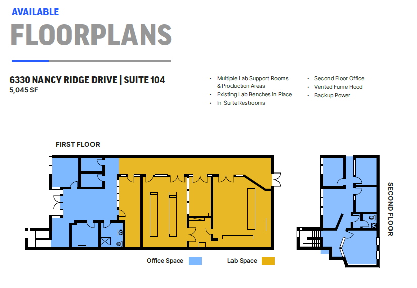 6310 Nancy Ridge Dr, San Diego, CA for lease Floor Plan- Image 1 of 1
