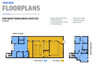 6310 Nancy Ridge Dr, San Diego, CA for lease Floor Plan- Image 1 of 1