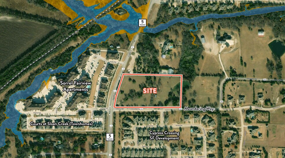 N Greenville Rd & Meandering Way, Fairview, TX 75069