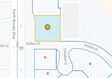 1299 Garth Brooks Blvd, Yukon, OK for sale Plat Map- Image 1 of 1