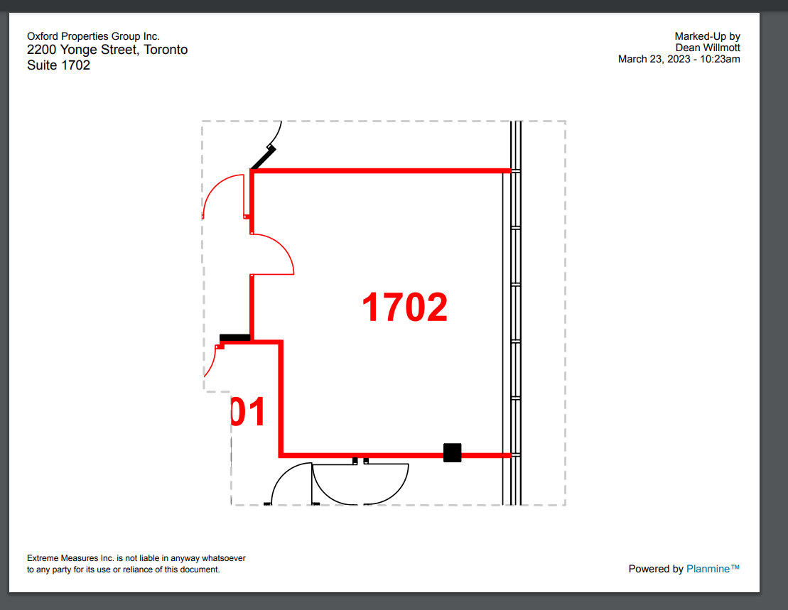 2200 Yonge St, Toronto, ON for lease Floor Plan- Image 1 of 1