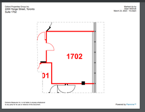 2200 Yonge St, Toronto, ON for lease Floor Plan- Image 1 of 1