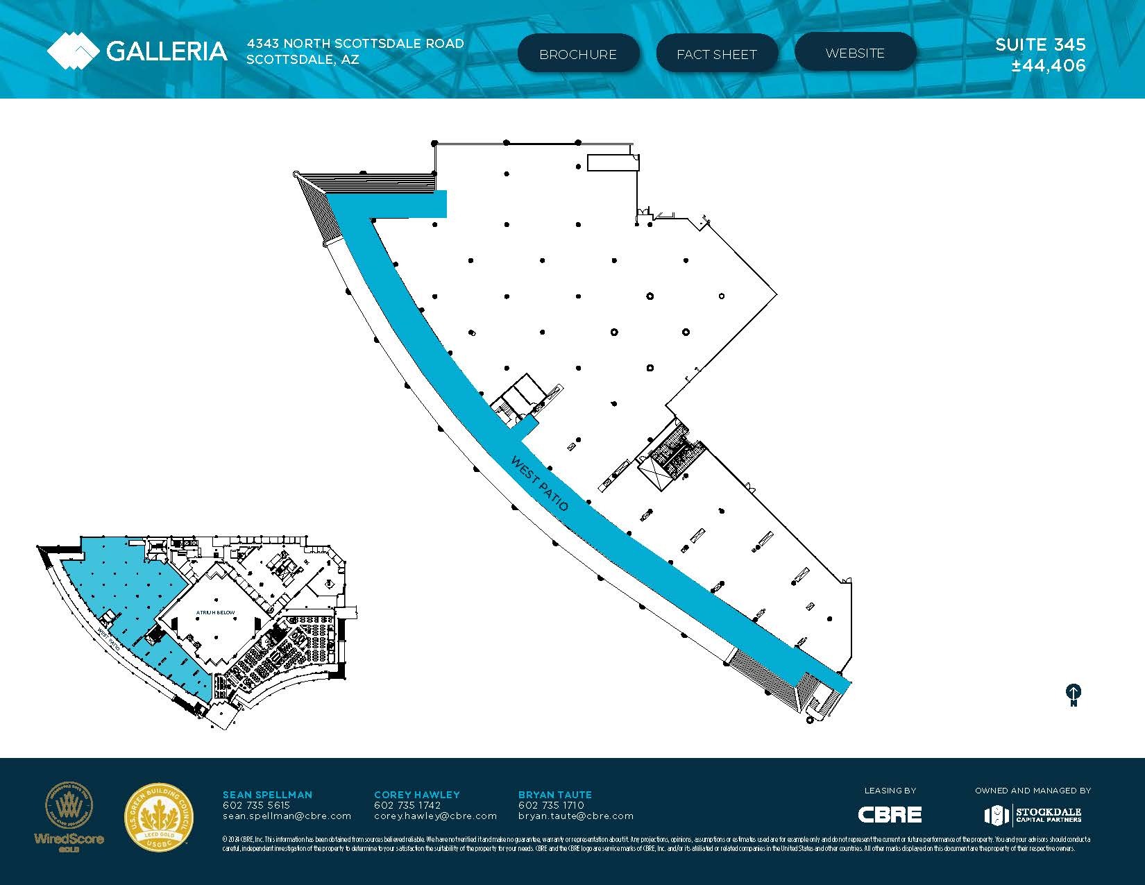 4343 N Scottsdale Rd, Scottsdale, AZ for lease Floor Plan- Image 1 of 1