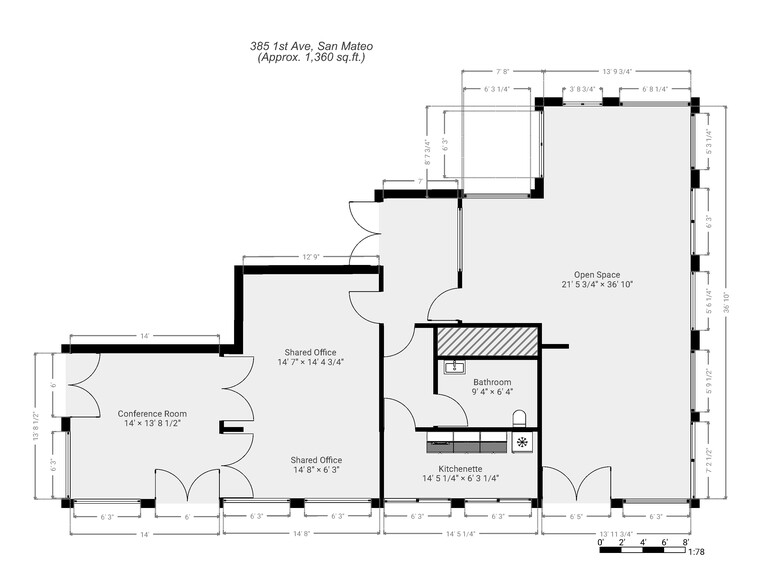 385 1st Ave, San Mateo, CA for lease - Building Photo - Image 2 of 9