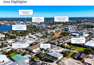 1430 Gene St, Winter Park, FL - AERIAL  map view