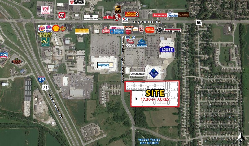 Dean Ave & 58 Hwy, Raymore, MO for sale Primary Photo- Image 1 of 1