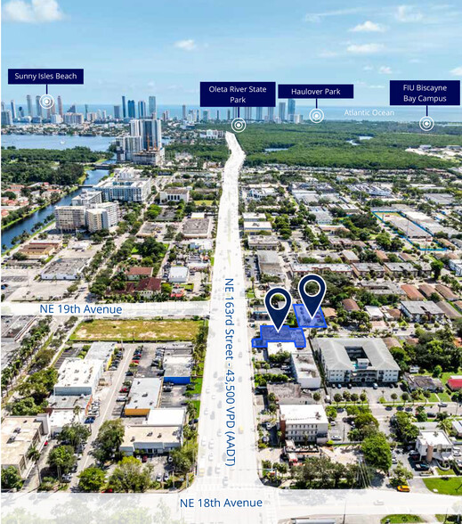 1880 NE 163rd St, North Miami Beach, FL for sale - Aerial - Image 2 of 24