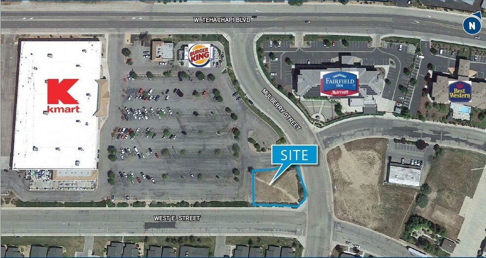 Nwc Mulberry St, Tehachapi, CA for sale - Aerial - Image 1 of 1