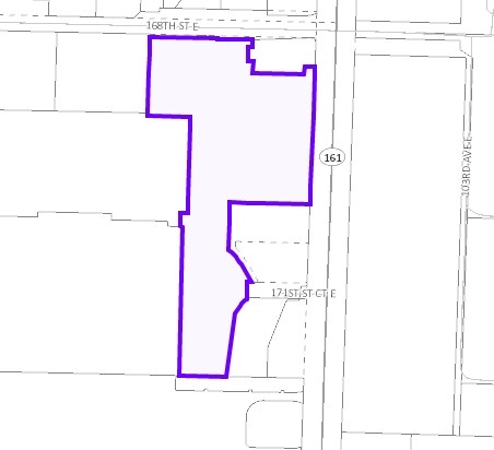 16918 Meridian Ave E, Puyallup, WA for lease - Plat Map - Image 3 of 3