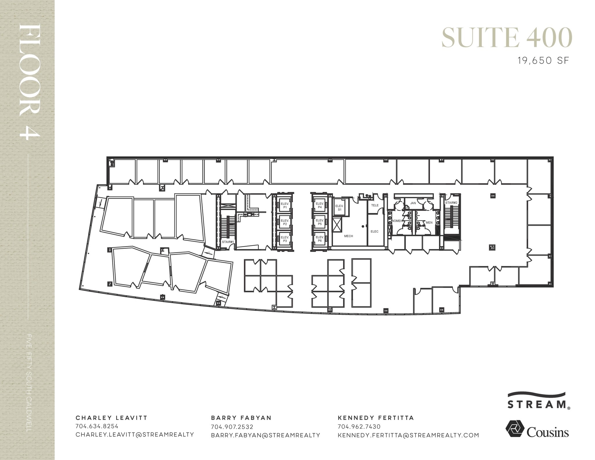 550 S Caldwell St, Charlotte, NC for lease Floor Plan- Image 1 of 1