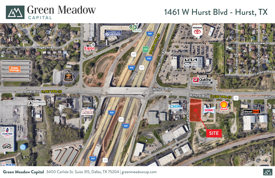 1461 Hurst Blvd blvd, Hurst, TX for lease - Aerial - Image 1 of 2