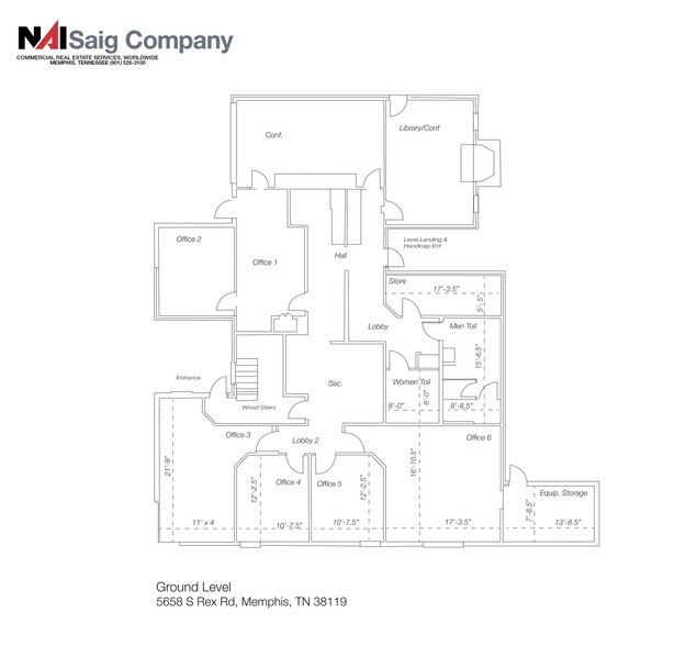 5658 S Rex Rd, Memphis, TN for lease - Site Plan - Image 2 of 7