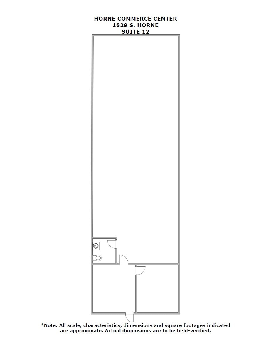 1817 S Horne, Mesa, AZ for lease Floor Plan- Image 1 of 1