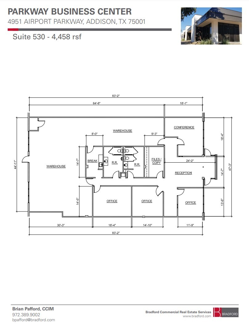 4950 Keller Springs Rd, Addison, TX for lease Floor Plan- Image 1 of 2