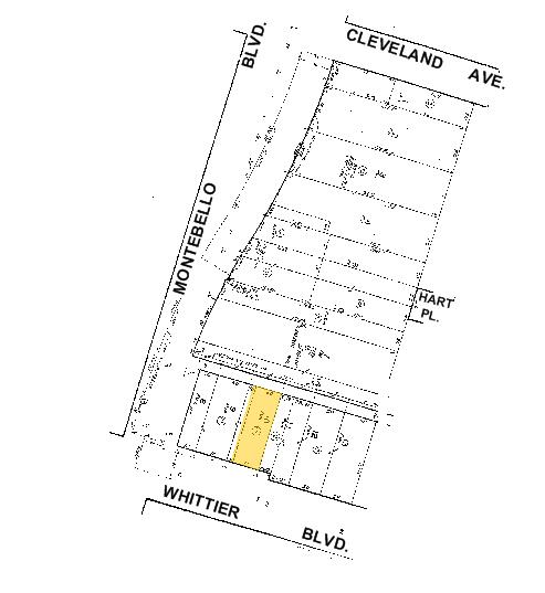 709-711 Newmark Mall, Montebello, CA for lease - Plat Map - Image 3 of 4