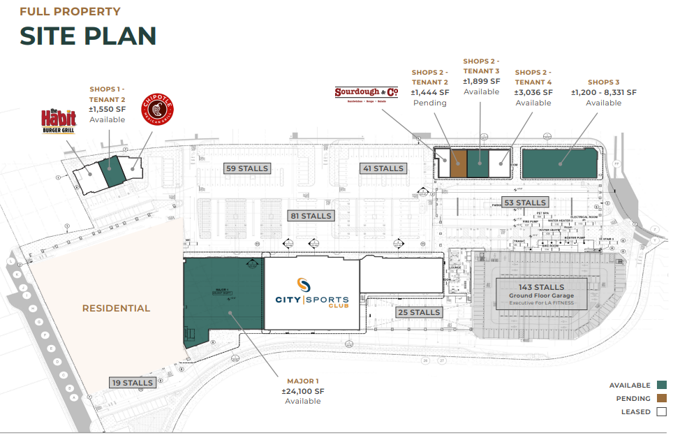 22335 Foothill Blvd, Hayward, CA for lease Site Plan- Image 1 of 1