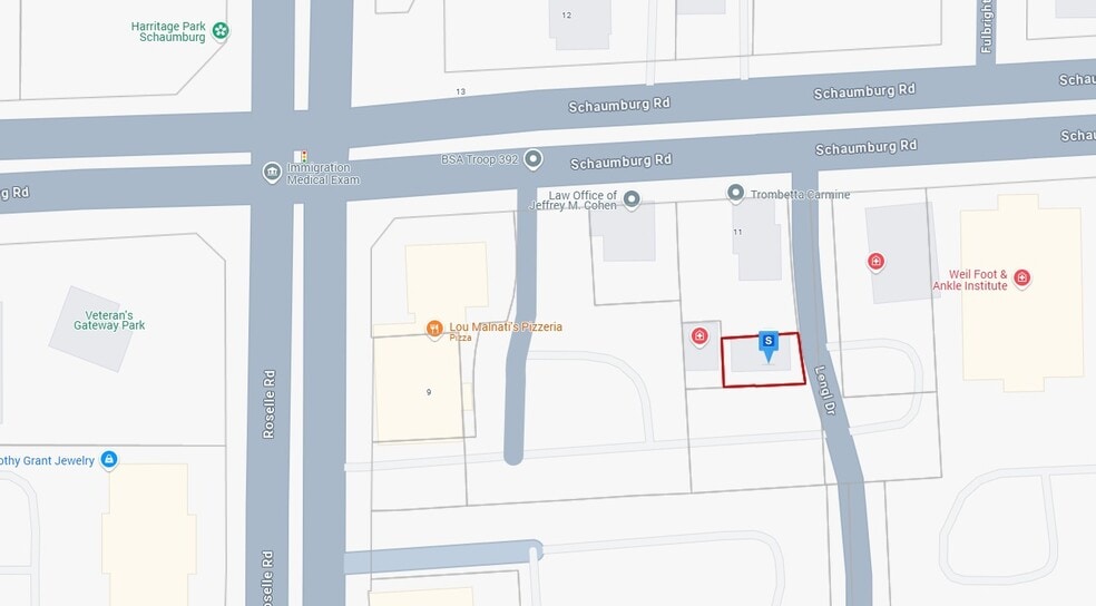 17 E Schaumburg Rd, Schaumburg, IL for sale - Plat Map - Image 2 of 2