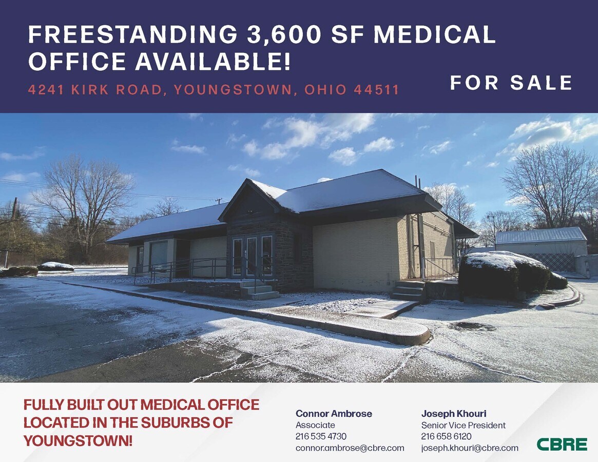 4241 Kirk Rd, Austintown, OH 44511 Freestanding Medical Office