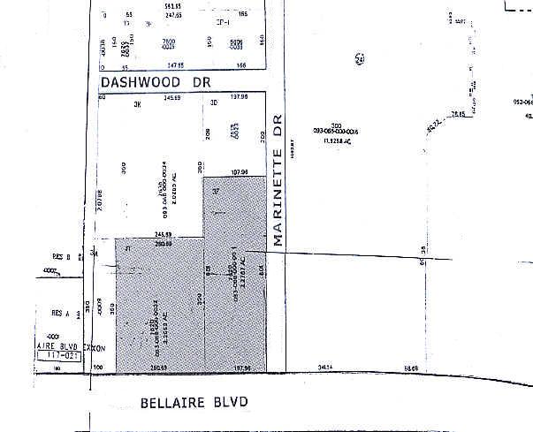 7620 Bellaire Blvd, Houston, TX for sale Plat Map- Image 1 of 1