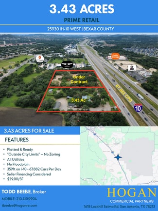 More details for 25920 Interstate 10 W, Boerne, TX - Land for Sale