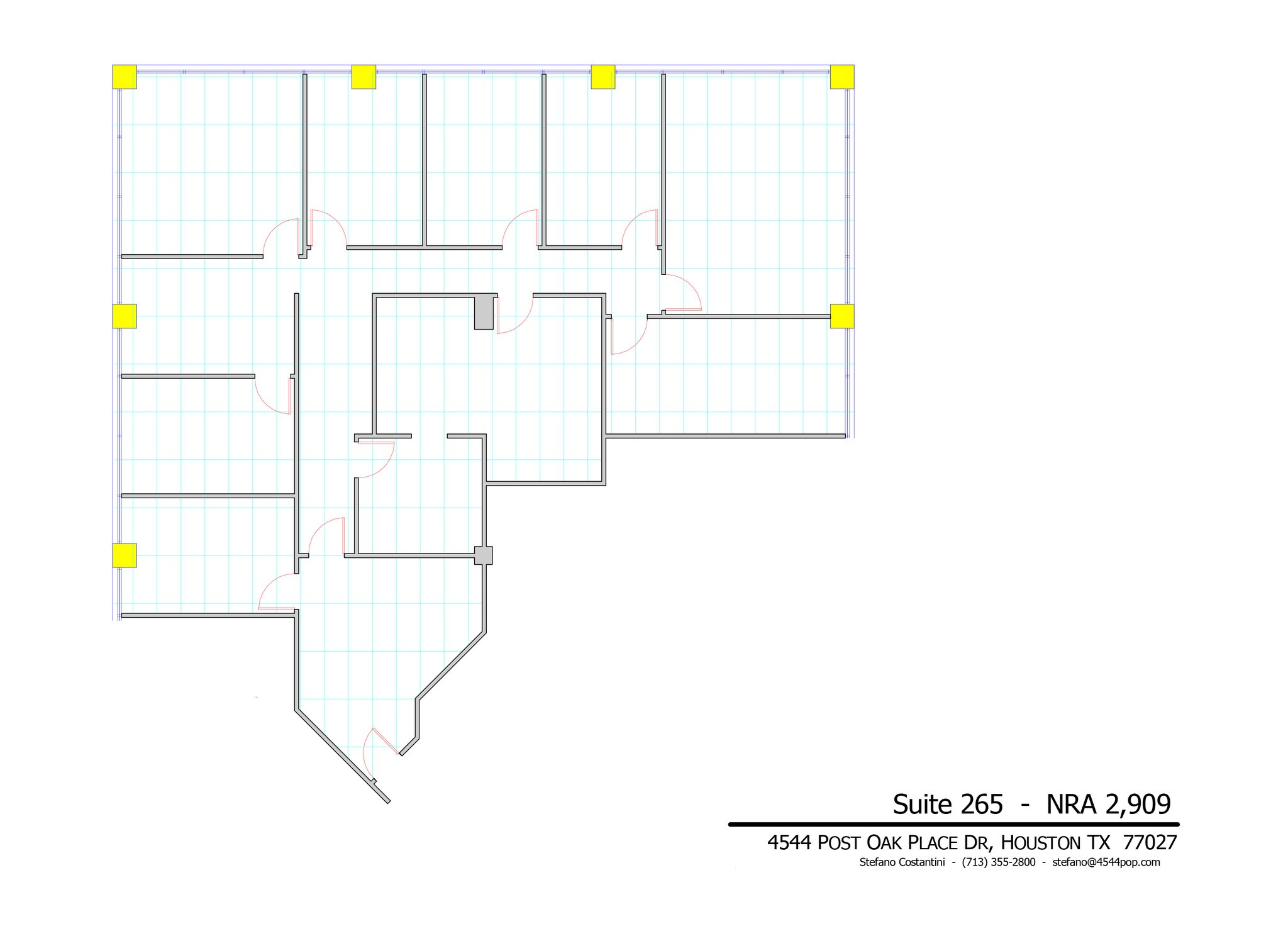 4544 Post Oak Pl, Houston, TX for lease Floor Plan- Image 1 of 1