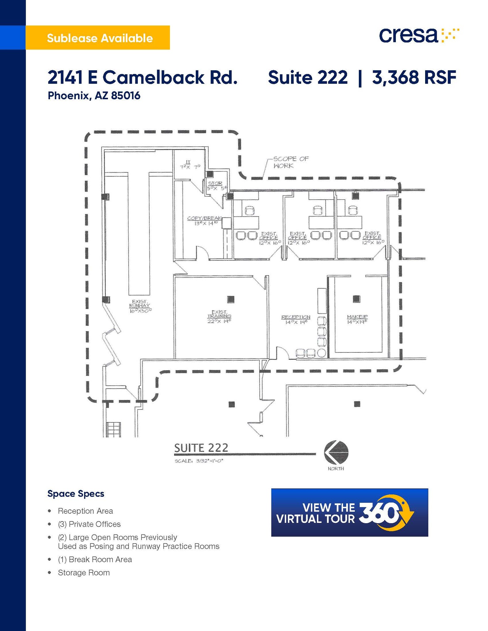 2141 E Camelback Rd, Phoenix, AZ for lease Floor Plan- Image 1 of 1