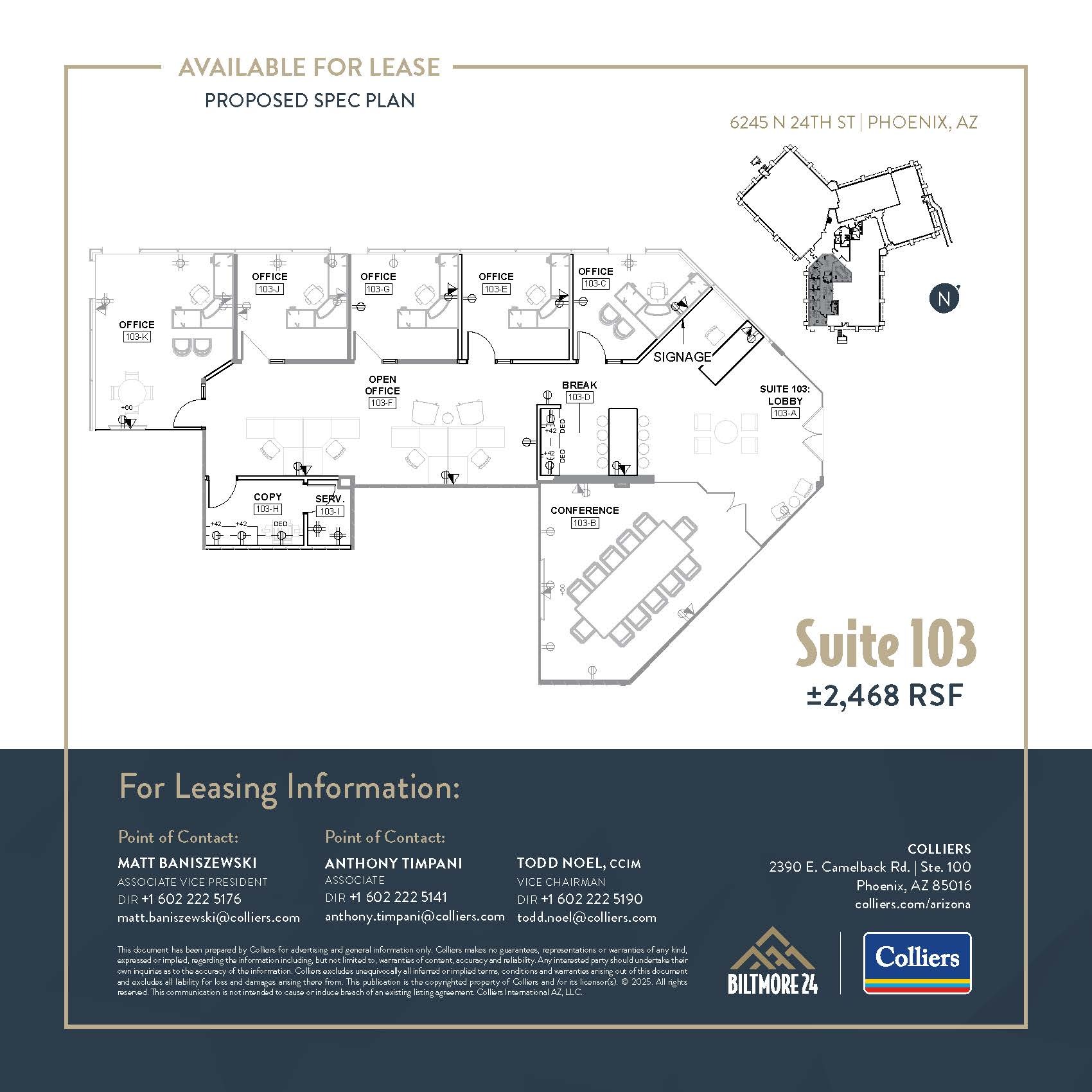 6245 N 24th Pky, Phoenix, AZ for lease Floor Plan- Image 1 of 1