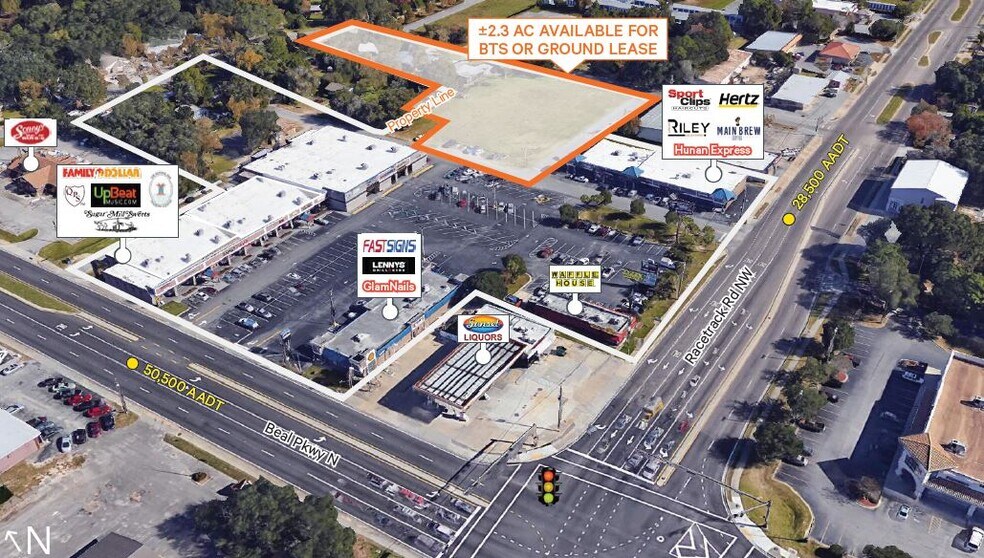 913 Beal Pky N, Fort Walton Beach, FL for lease - Building Photo - Image 2 of 4