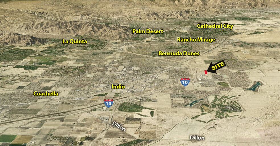 NEC Of Showcase Parkway & Spectrum St, Indio, CA for sale - Aerial - Image 2 of 3
