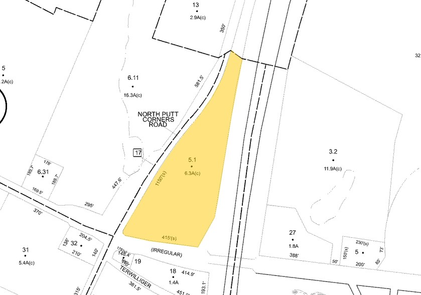 12 N Putt Corners Rd, New Paltz, NY for sale - Plat Map - Image 2 of 6