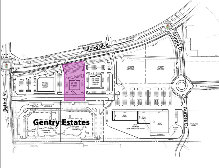 Nifong Blvd & Bethel St Middle Lot, Columbia, MO for lease - Building Photo - Image 2 of 2