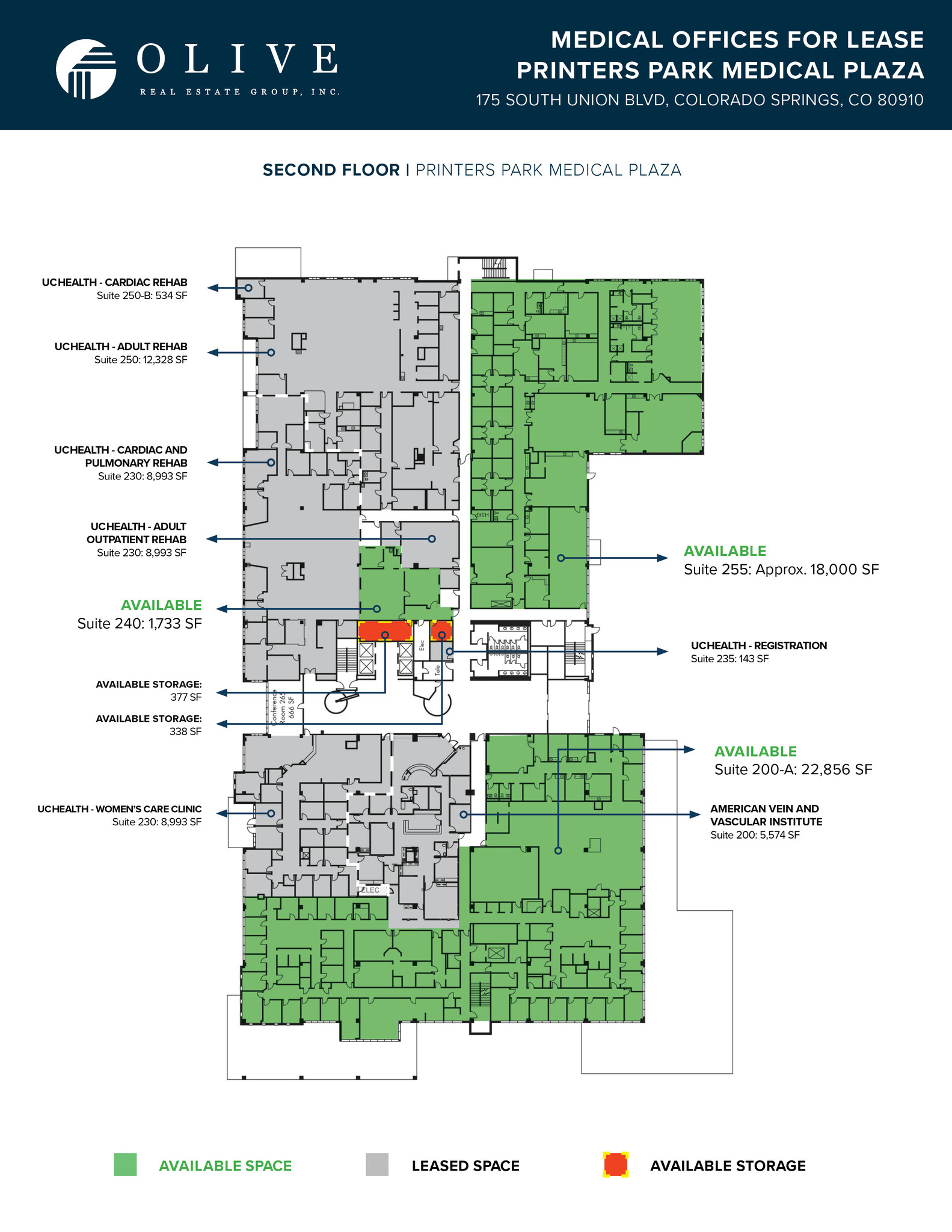 175 S Union Blvd, Colorado Springs, CO for lease Floor Plan- Image 1 of 1