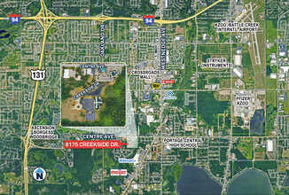 8175 Creekside Dr, Portage, MI for lease Map- Image 1 of 6