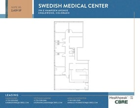 701 E Hampden Ave, Englewood, CO for lease Floor Plan- Image 1 of 1