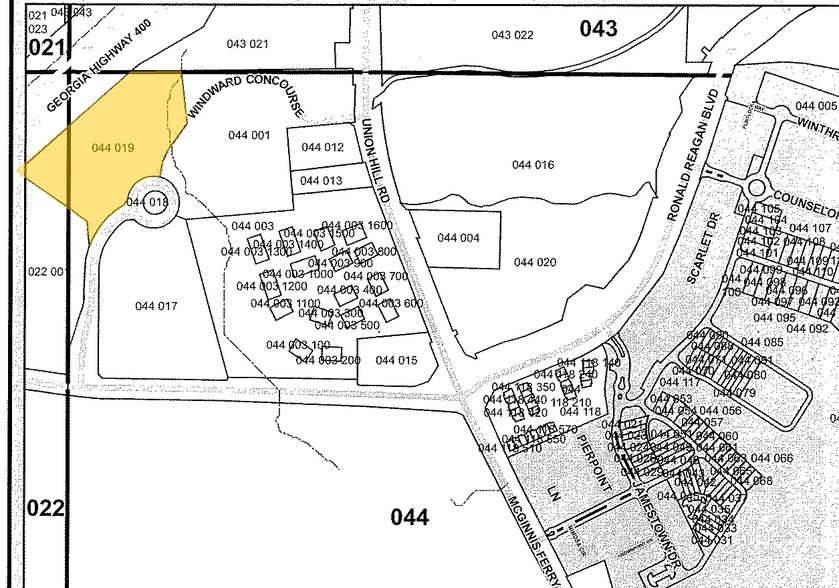 1725 Windward Concourse, Alpharetta, GA for lease - Plat Map - Image 2 of 24