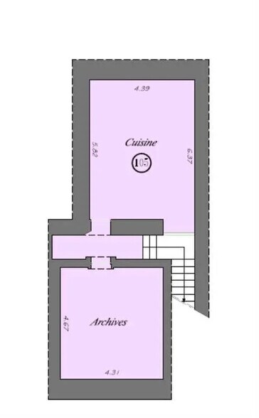 4 Rue Quentin-Bauchart, Paris for lease - Floor Plan - Image 3 of 6