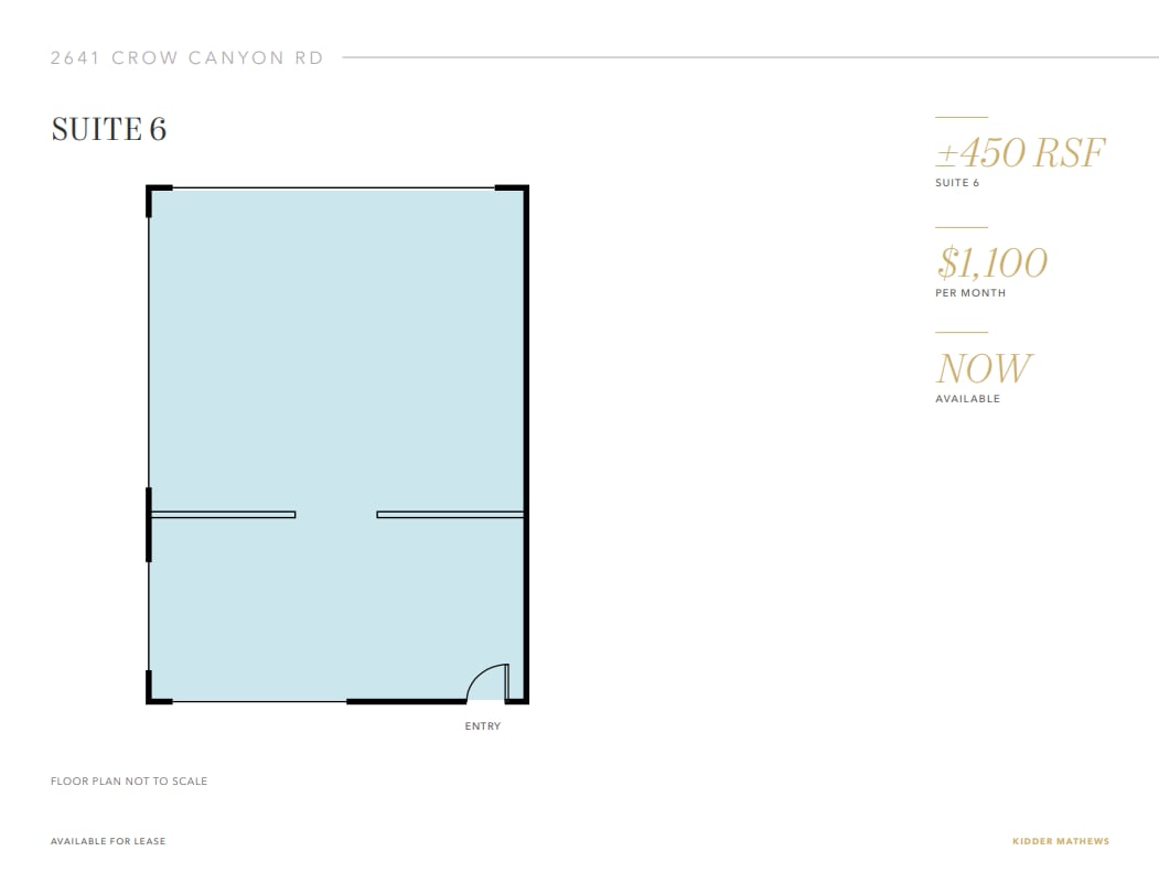 2641 Crow Canyon Rd, San Ramon, CA for lease Floor Plan- Image 1 of 1
